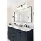 Z-Lite Kendrick 5 Light Vanity, 39.25in. W x 8.5in. H, Matte Black 745-5V-MB - alternate 3